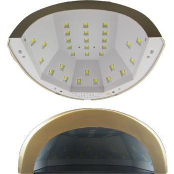 UV LED Lampe Sun1 Gold Metallic 48 W für Gel, Gellack mit Sensor und Timer, Lichthärtungsgerät für Naildesign